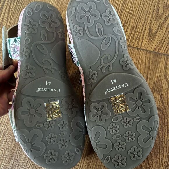 Spring Step Pink and Green Sandals Watermelon Design - Picture 4 of 8